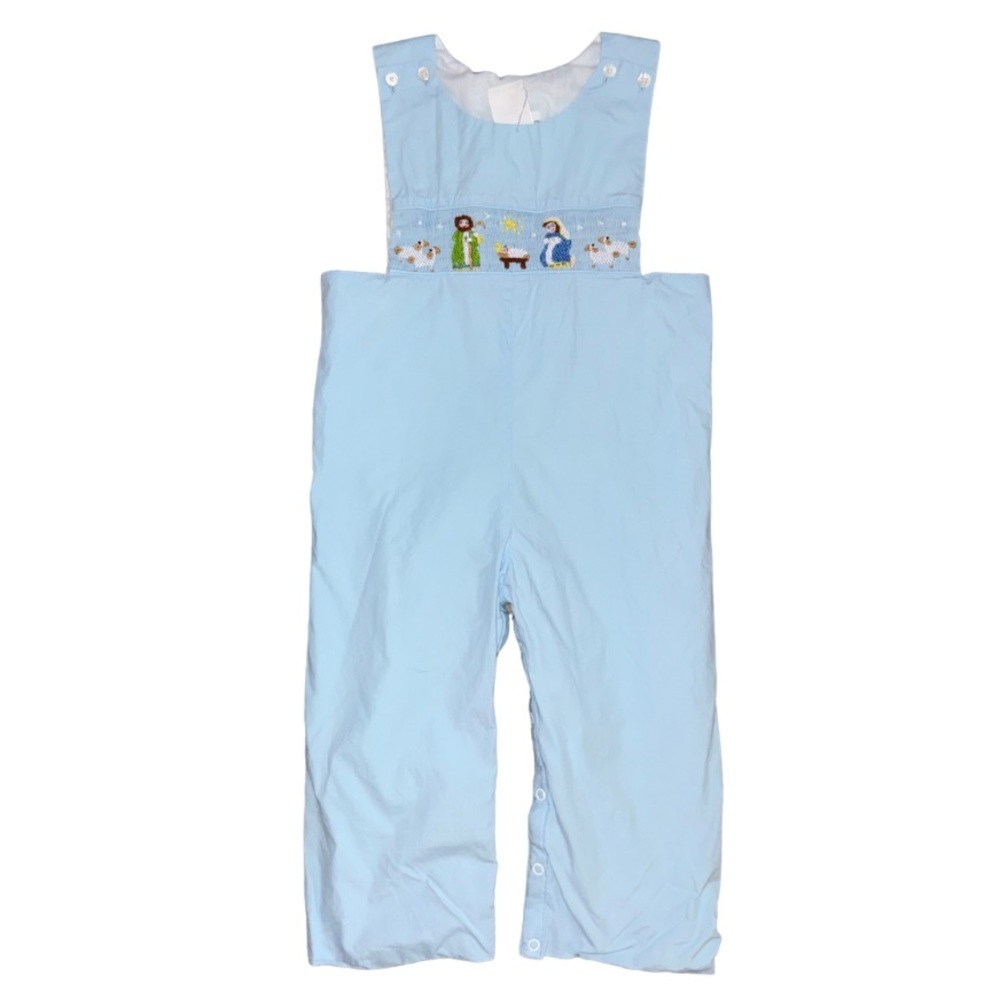 Christmas Charming Sky Blue Kids Jon Jon Longal